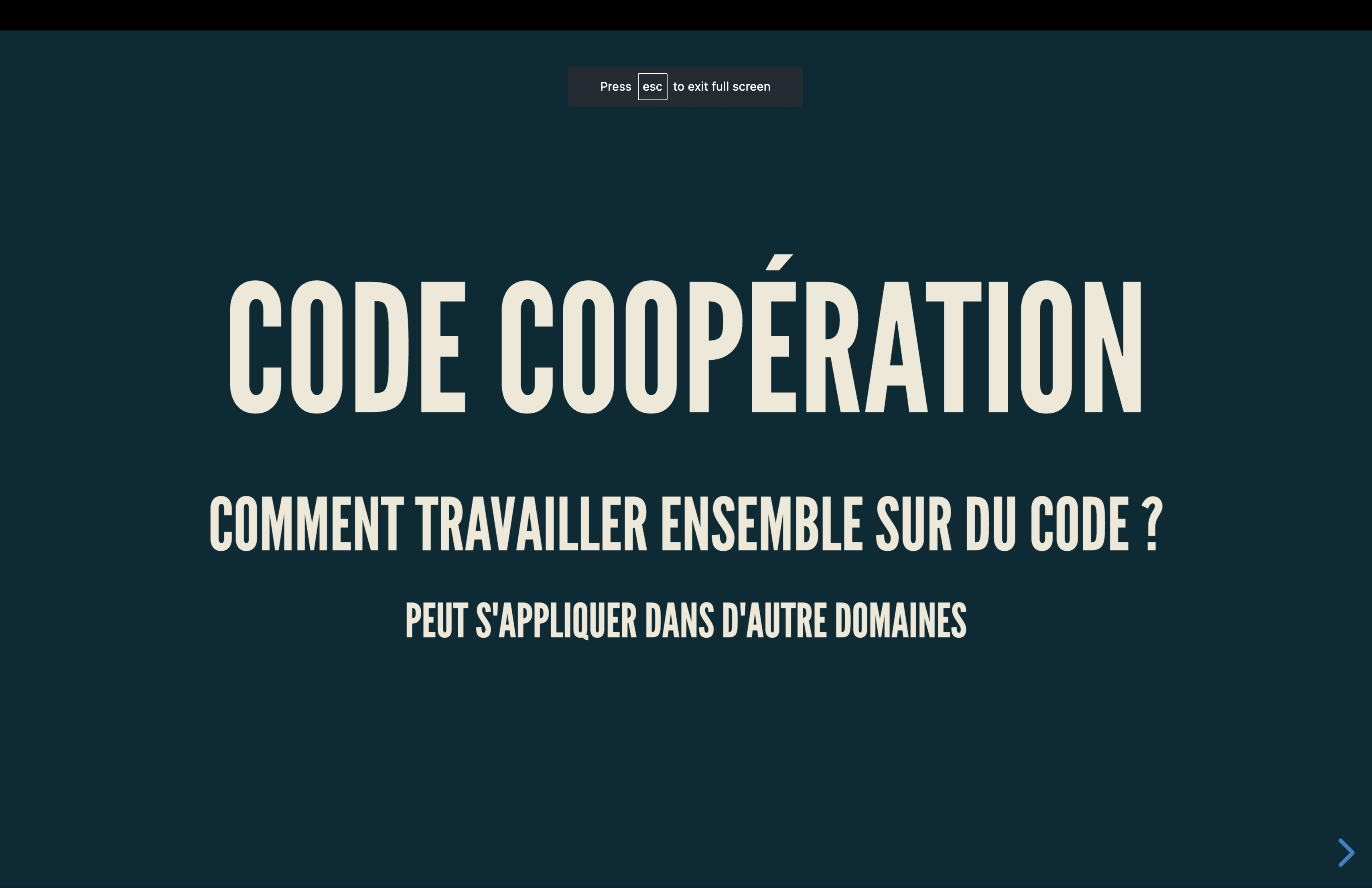 Code Coopération